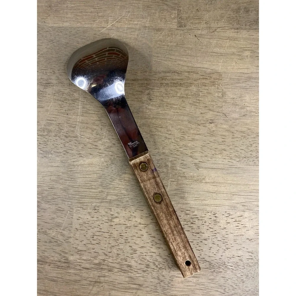 Vtg Vernco Ice Cream Spade Spoon Scoop Stainless‎ w Wood Handle